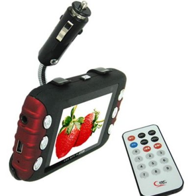 2.8 Inch 2GB Red / Black Remote Control Car MP5 Player